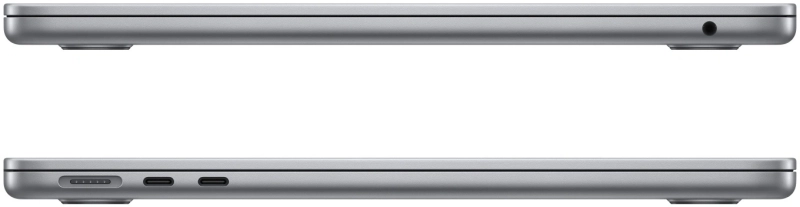 Macbook Air 13" - Apple M3 8-Core - Apple 8-Core GPU - 8GB Ram - SSD 256GB - 2024 - Space Gray - Qwerty NL