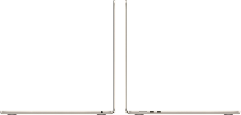 Macbook Air 15" - Apple M2 8-Core - Apple 10-Core GPU - 8GB Ram - SSD 512GB - 2023 - Starlight - Nederlands toetsenbord