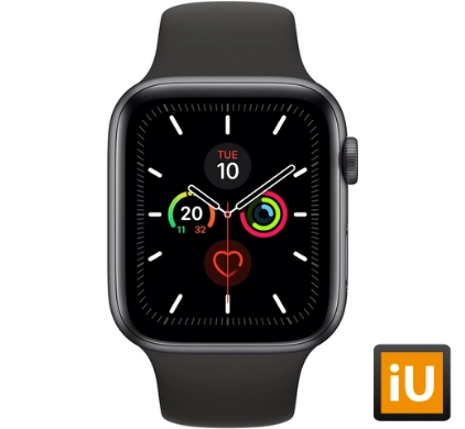 Apple Watch Series 5 (44mm) aluminium, sportbandje Space Gray