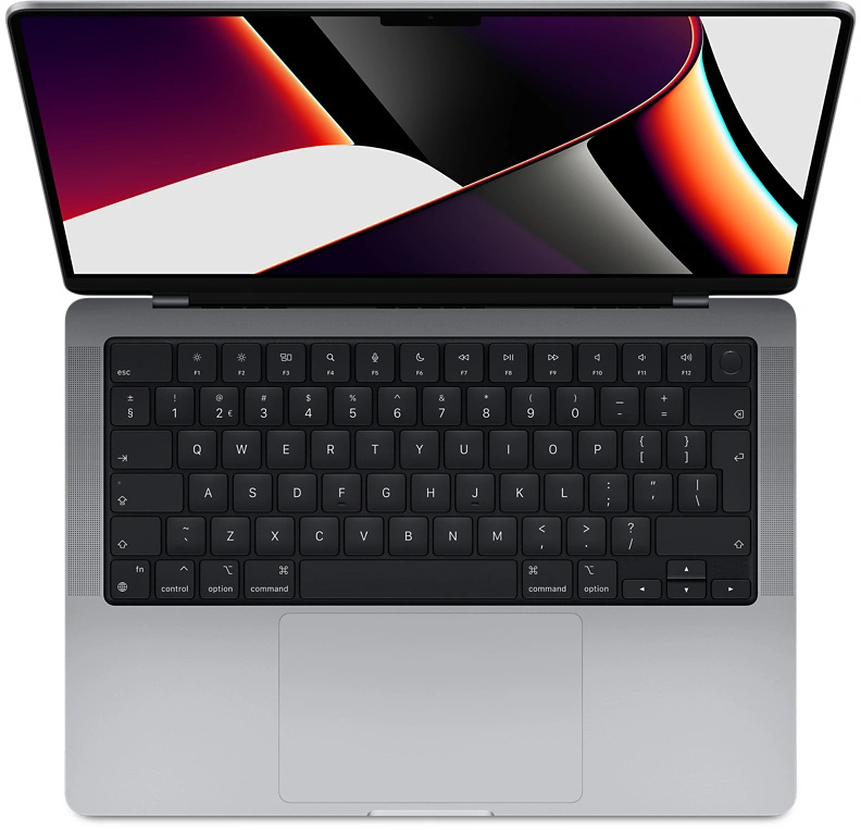 Macbook Pro 14" - Apple M1 Max 10-core - 32GB Ram - SSD 1TB - 2021 - Space Grey - Franstalig toetsenbord