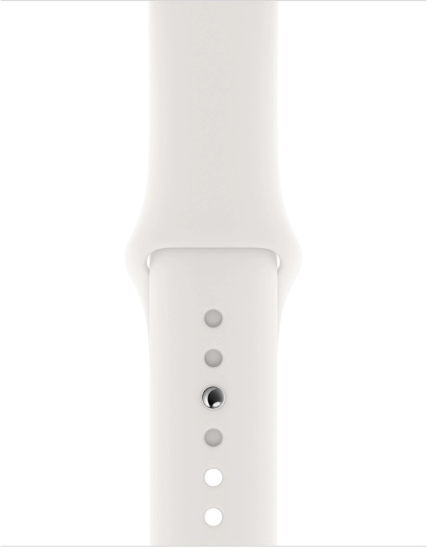 Apple Watch Series 5 (44mm) aluminium, sportbandje Zilver (Wit) Apple Watch Series 5 (44mm) aluminium, sportbandje Zilver (Wit)