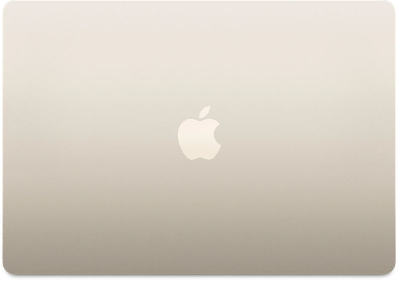 Macbook Air 15" - Apple M2 8-Core - Apple 10-Core GPU - 8GB Ram - SSD 512GB - 2023 - Starlight - Nederlands toetsenbord