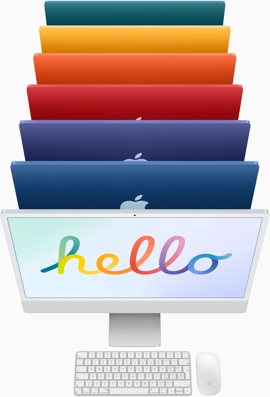 iMac 24" - Apple M1 8C 2,1GHz - 8GB Ram - SSD 256GB - Apple 7C GPU - Green - Qwerty NL